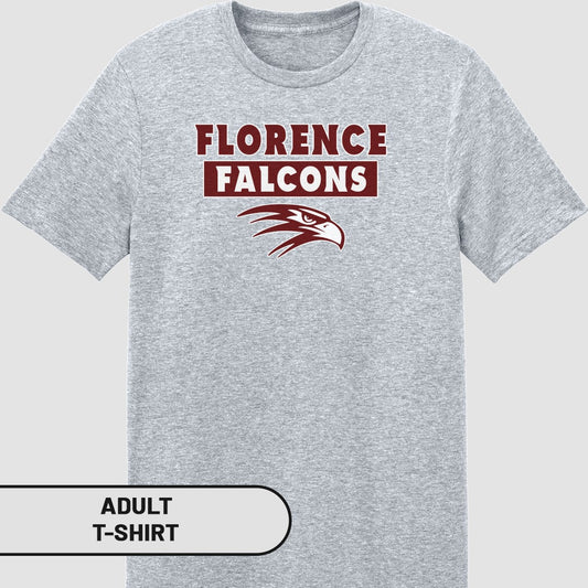 Florence Falcons Graphic Adult T-Shirt