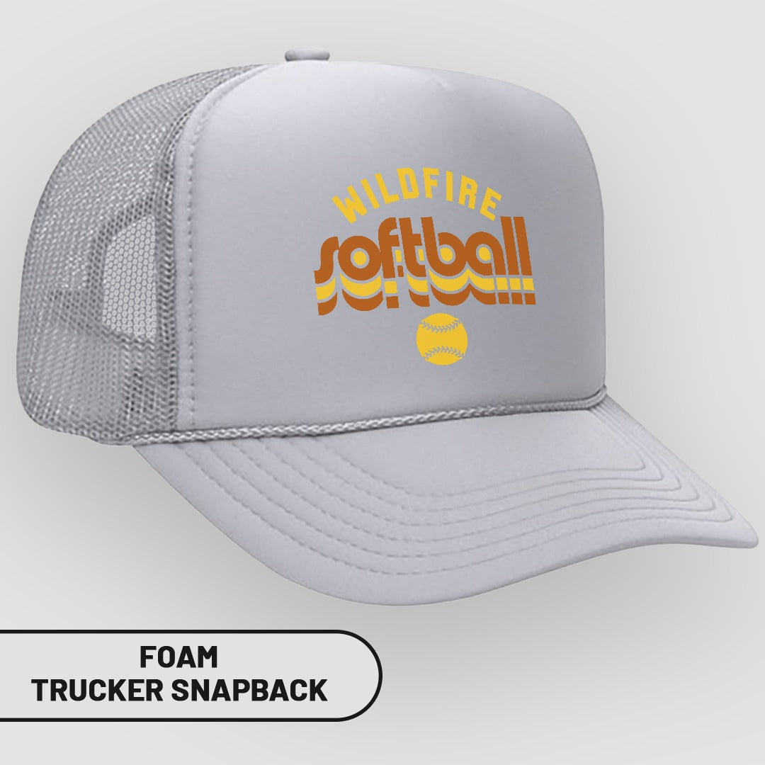 Wildfire Softball Foam Trucker Snapback