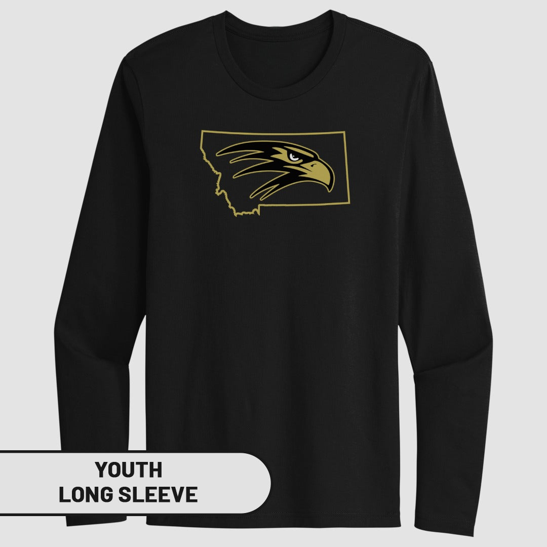 Youth Long Sleeve with Eagle Design Toddler Shirt