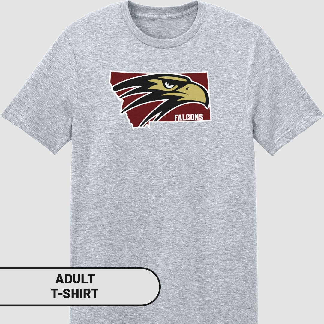 Falcons Adult T-Shirt with Graphic Design