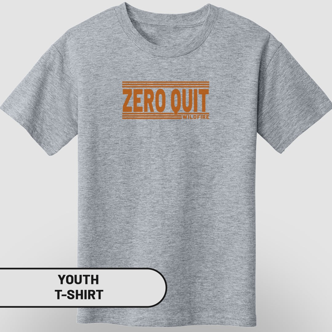 Zero Quit Wildfire Graphic Youth T-Shirt