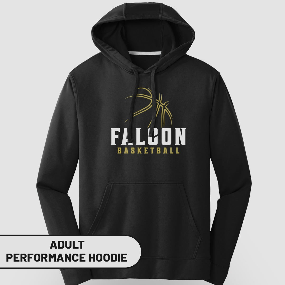 Falcon Basketball Adult Performance Hoodie product