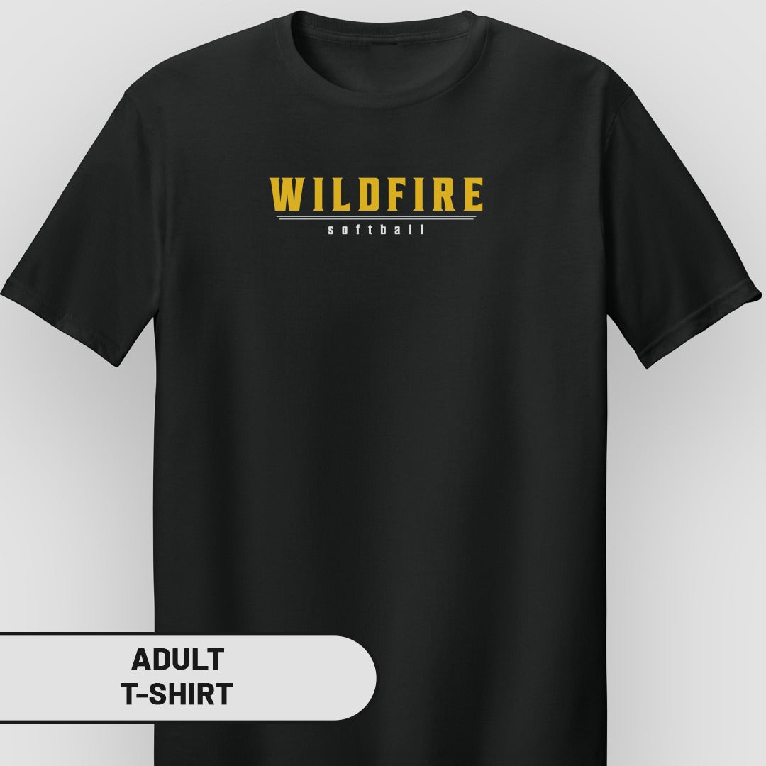 Wildfire Softball Graphic Tee Adult T-Shirt