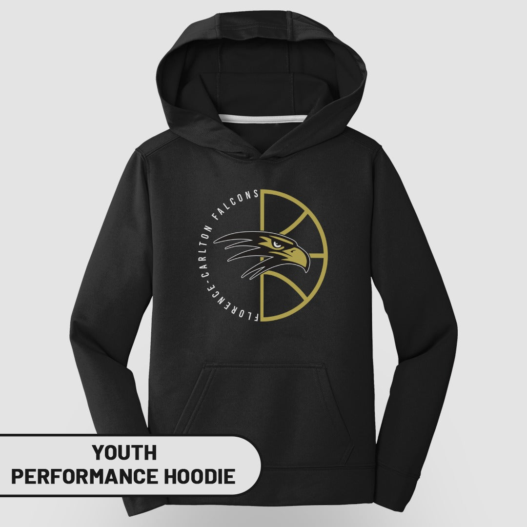Clarence Carlton Falcons Youth Performance Hoodie