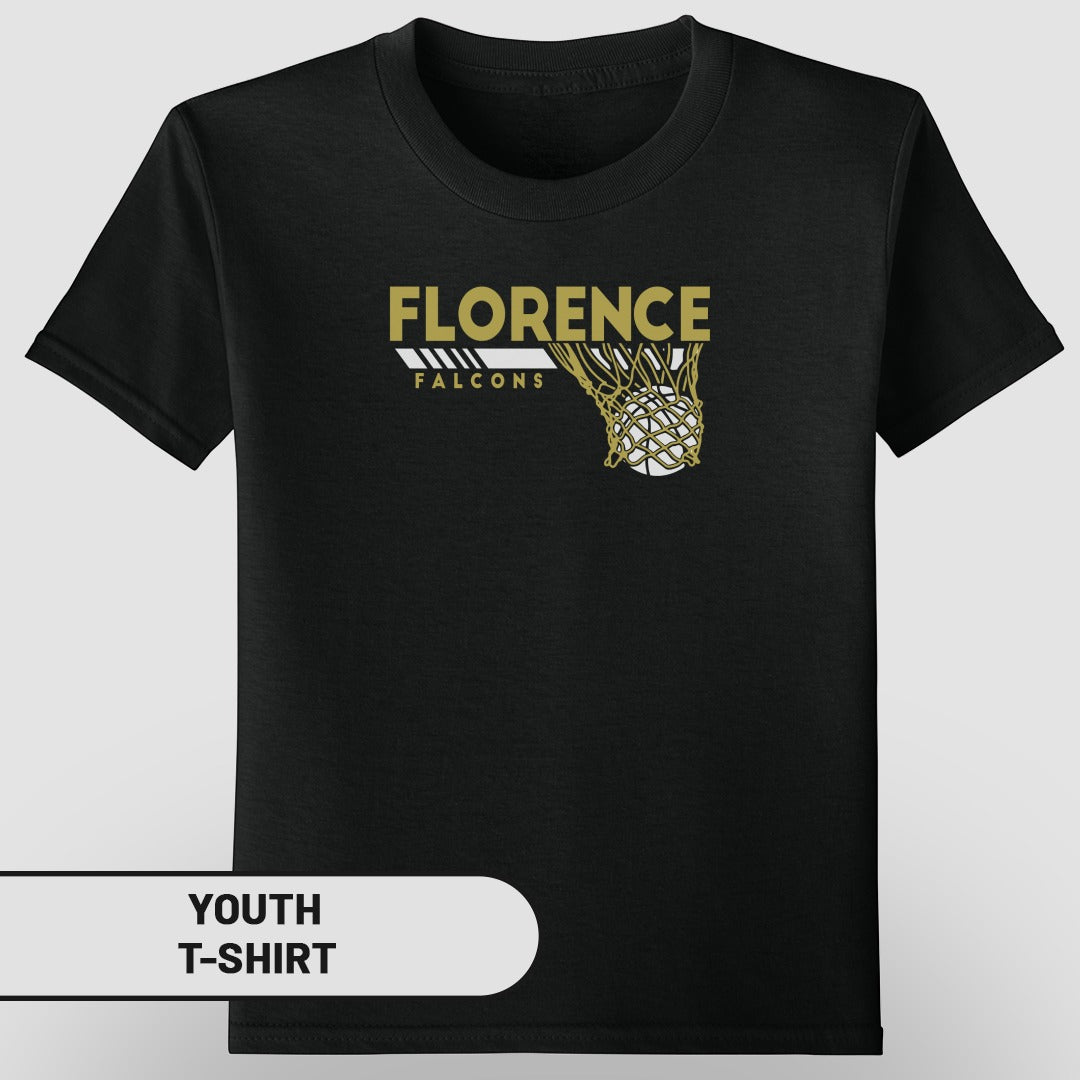 Florence Falcons Logo Printed Youth T-Shirt
