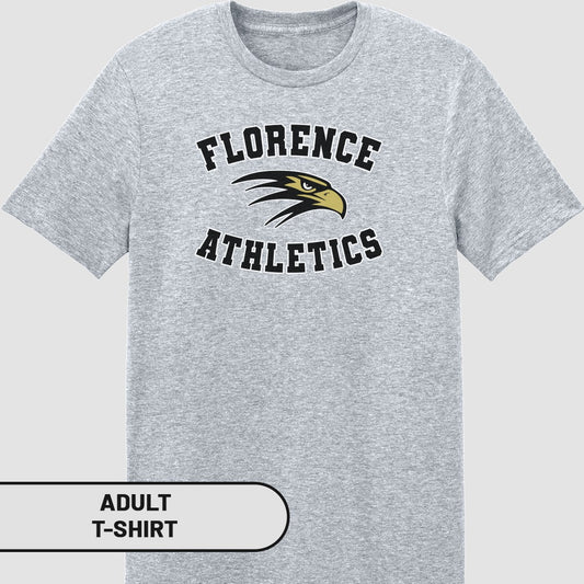 Florence Athletics Grey Adult T-shirt