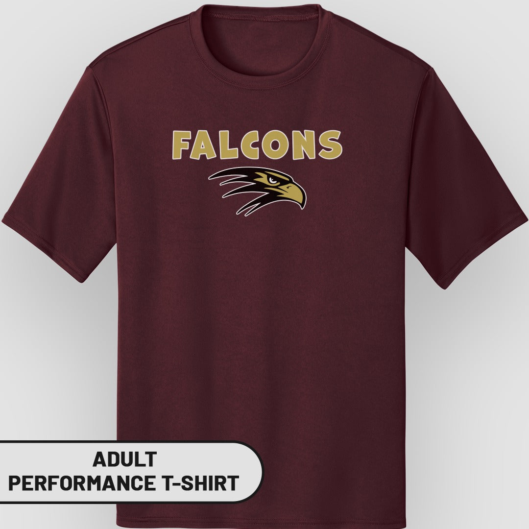Falcons Adult Performance T-Shirt