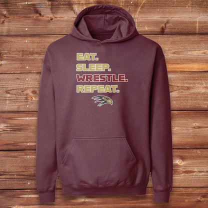 Infinity Design Co Adult Clothing Adult - Eat, Sleep, Wrestle, Repeat | FYW-002