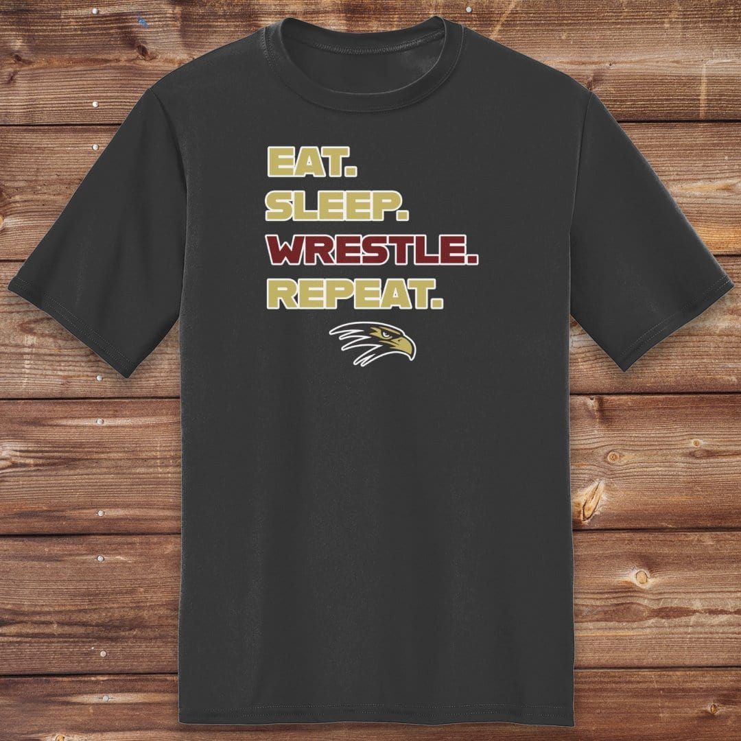 Infinity Design Co Adult Clothing Adult - Eat, Sleep, Wrestle, Repeat | FYW-002