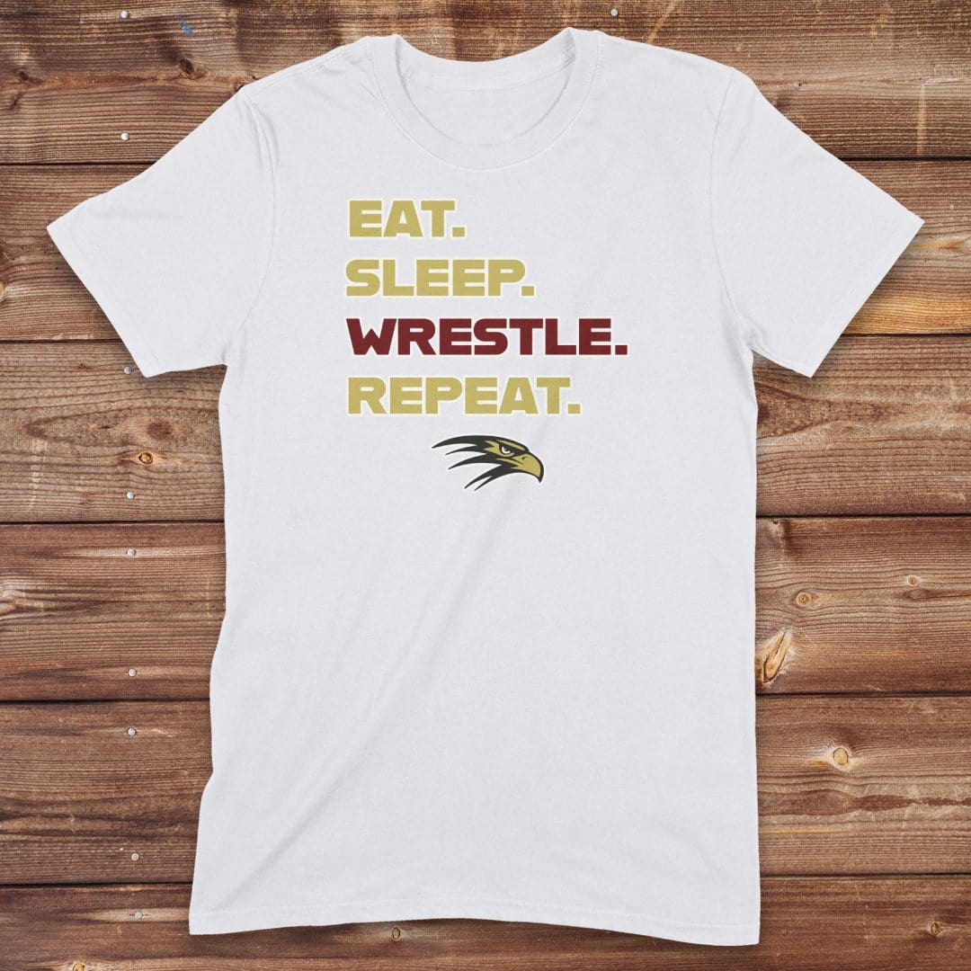 Infinity Design Co Adult Clothing Adult - Eat, Sleep, Wrestle, Repeat | FYW-002