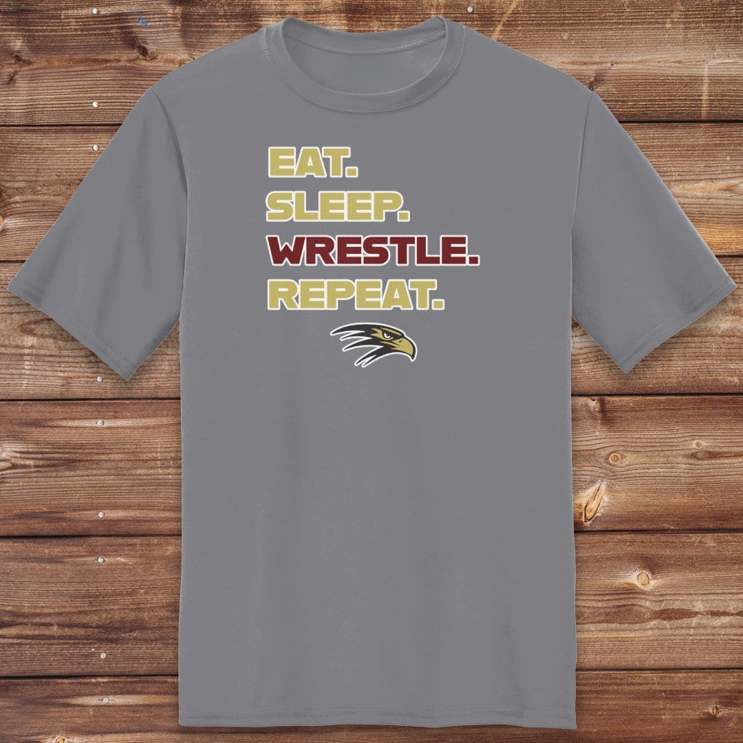 Infinity Design Co Adult Clothing Adult - Eat, Sleep, Wrestle, Repeat | FYW-002