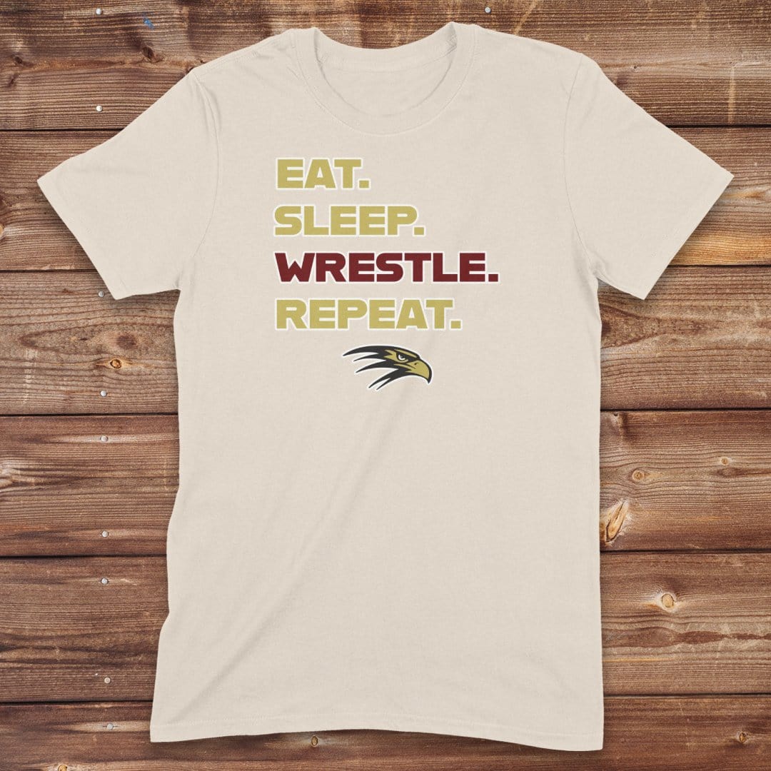 Infinity Design Co Adult Clothing Adult - Eat, Sleep, Wrestle, Repeat | FYW-002