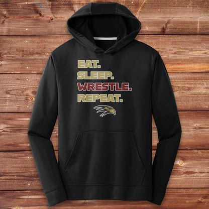 Infinity Design Co Adult Clothing Adult - Eat, Sleep, Wrestle, Repeat | FYW-002