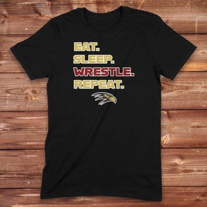 Infinity Design Co Adult Clothing Adult - Eat, Sleep, Wrestle, Repeat | FYW-002