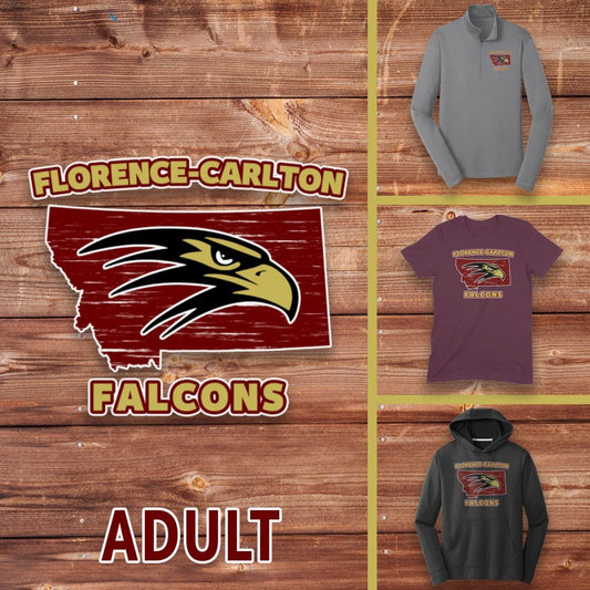 Infinity Design Co Adult Clothing Adult - Falcons Distressed MT | FCS-003