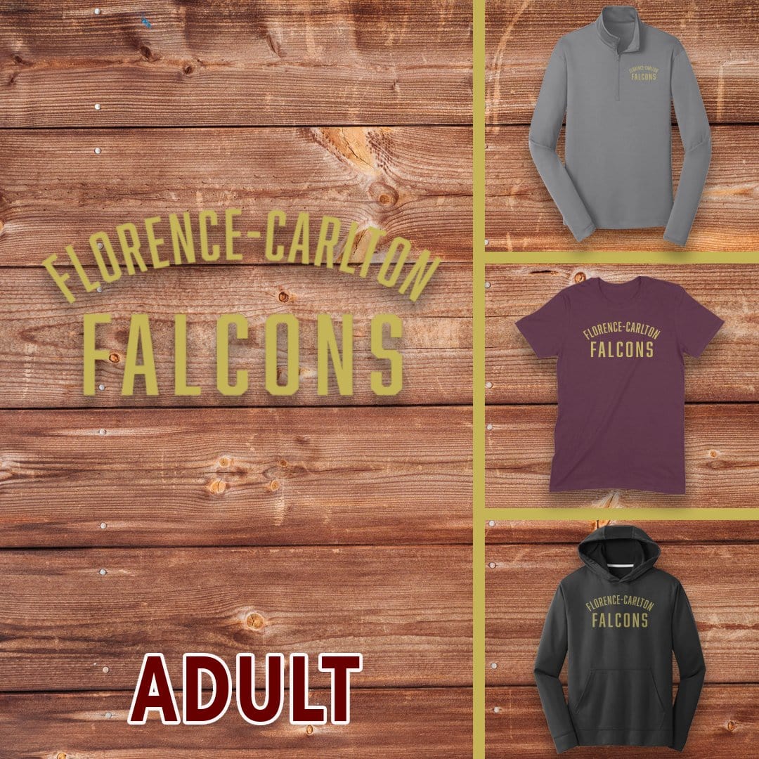 Infinity Design Co Adult Clothing Adult - Florence-Carlton Falcons | FCS-010