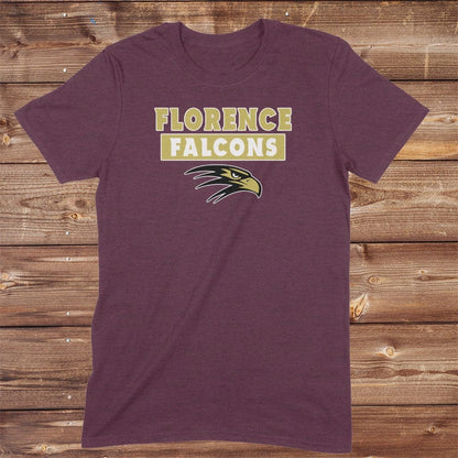 Infinity Design Co Adult Clothing Adult - Florence Falcons Rectangle | FCS-005