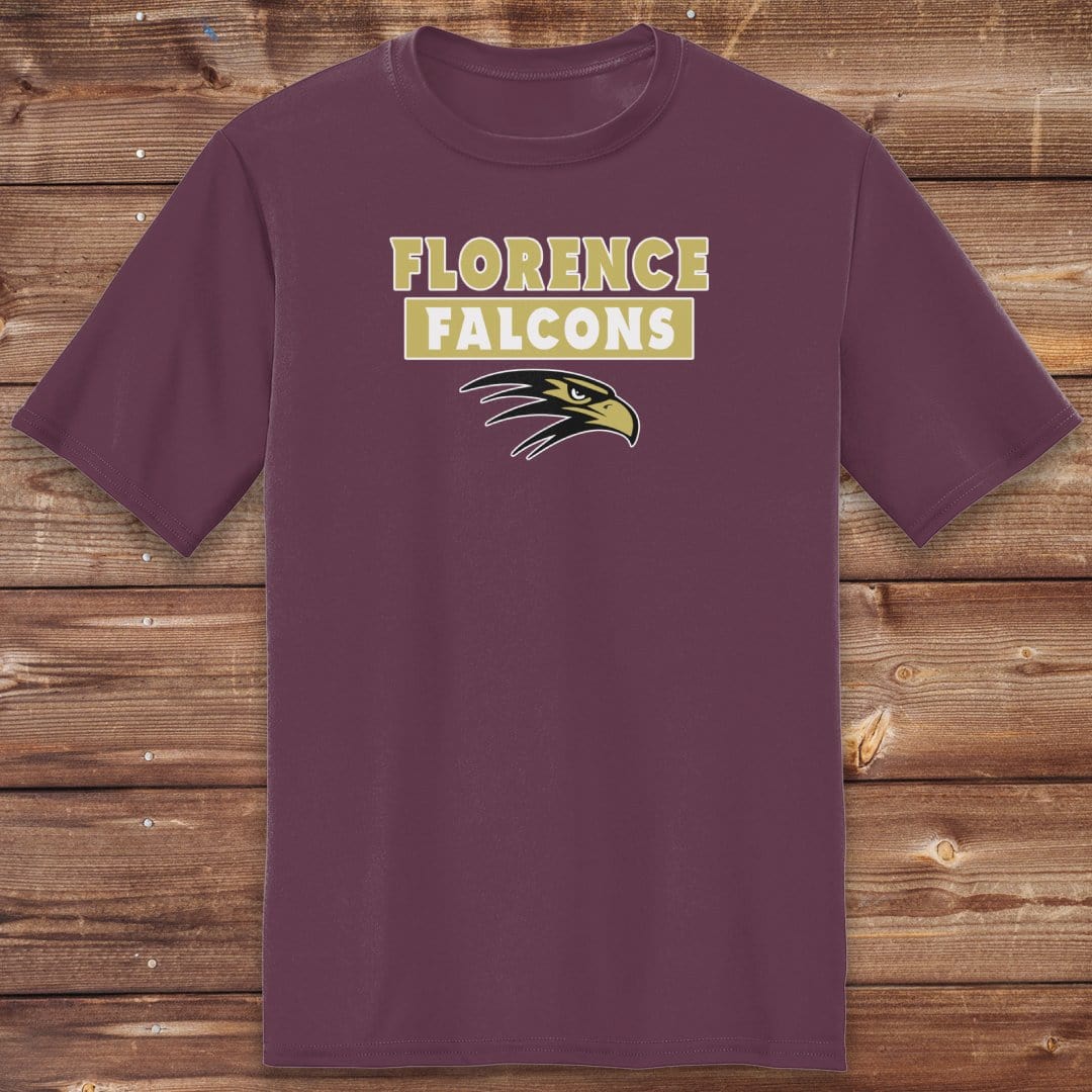 Infinity Design Co Adult Clothing Adult - Florence Falcons Rectangle | FCS-005