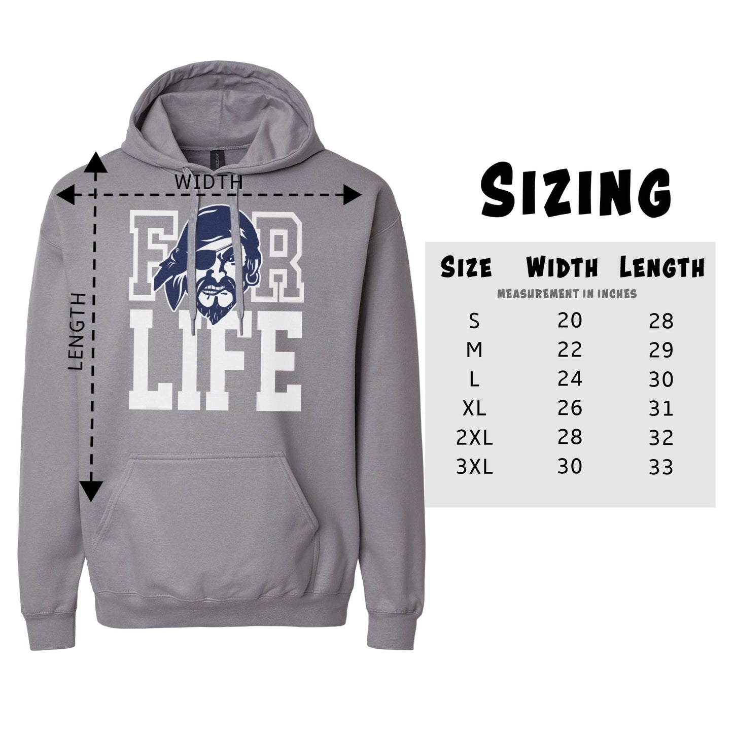 Infinity Design Co Adult Hoodie (Unisex) Bucs For Life Alumni Exclusive Adult Hoodie | BBA001