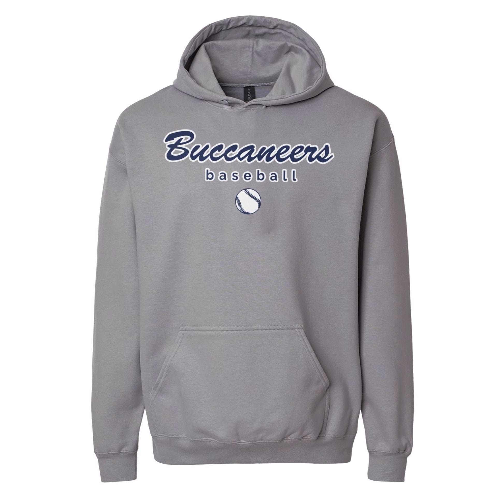 Infinity Design Co Adult Hoodie (Unisex) Classic Script Buccaneers Baseball Adult Hoodie | BB014