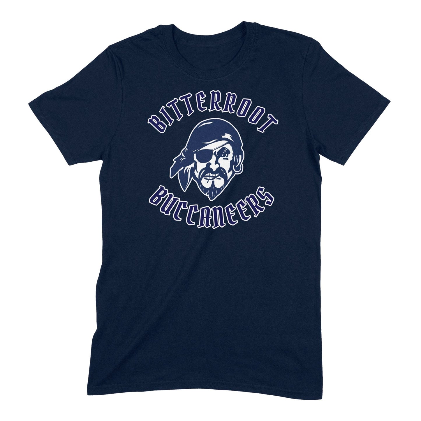 Infinity Design Co Adult T-Shirt (Unisex) Bitterroot Buccaneers Pirate Adult T-Shirt | BB004