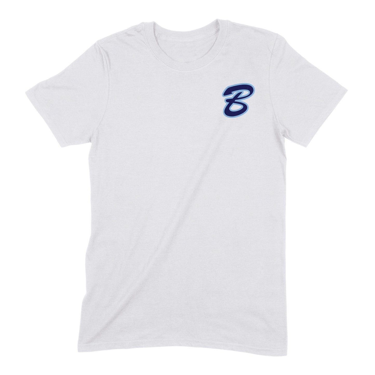 Infinity Design Co Adult T-Shirt (Unisex) Classic "B" Left Chest Adult T-Shirt | BB005