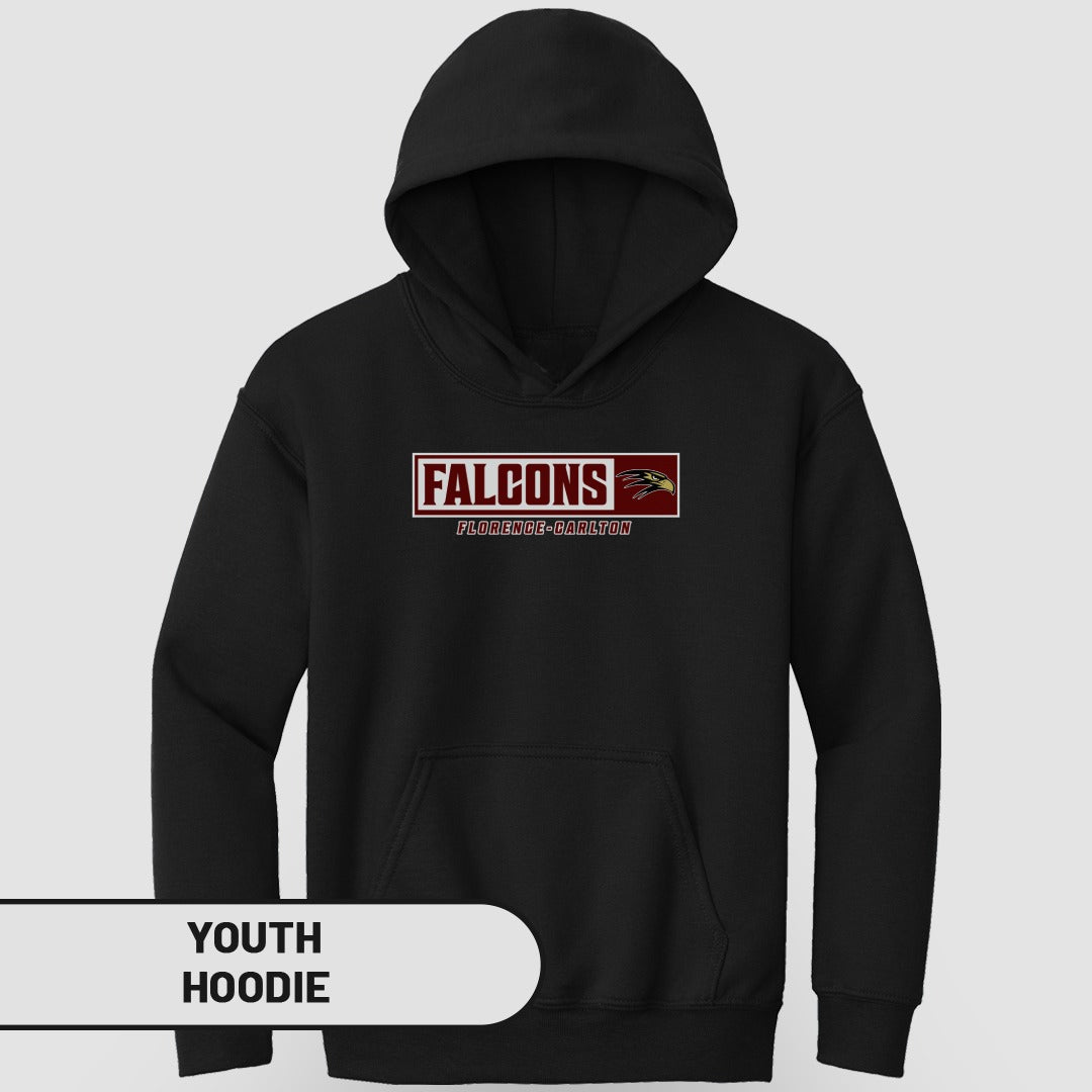 Falcons Youth Hoodie Warm Cozy Athletic Apparel