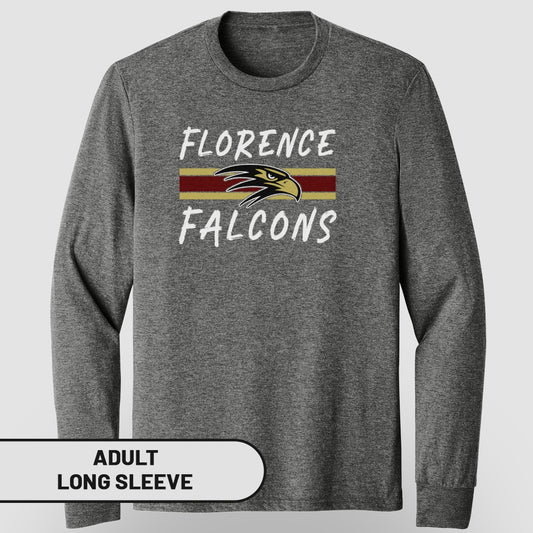 Florence Falcons Adult Long Sleeve Shirt
