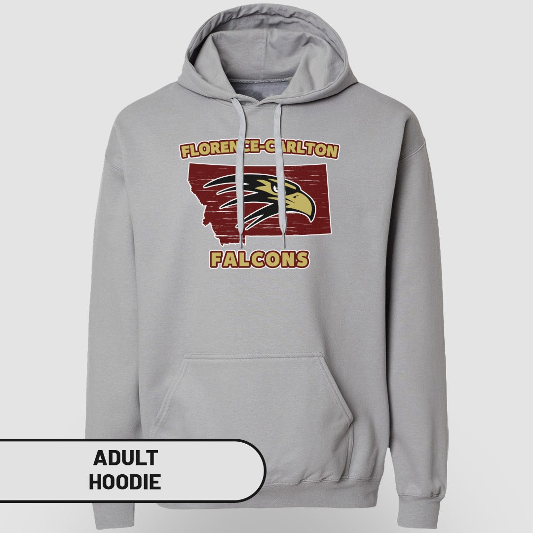 Florence-Carlton Falcons Adult Hoodie