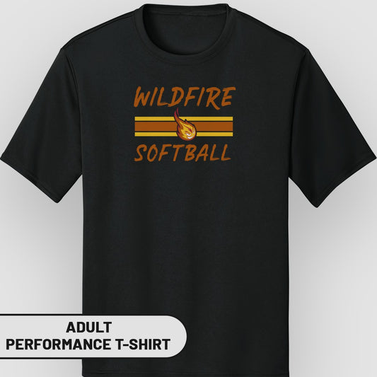 Wildfire Softball Adult Performance T-Shirt Product