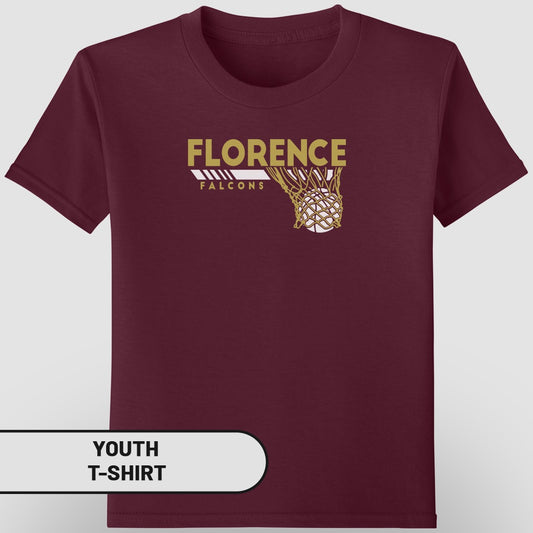 Florence Falcons Basketball Youth T-Shirt
