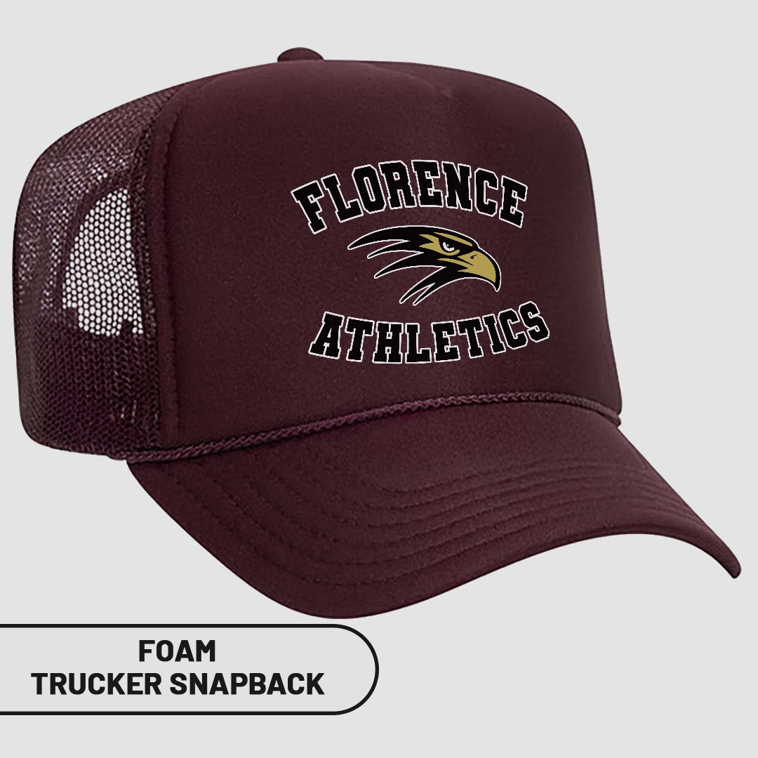 Florence Athletics Foam Trucker Snapback Hat