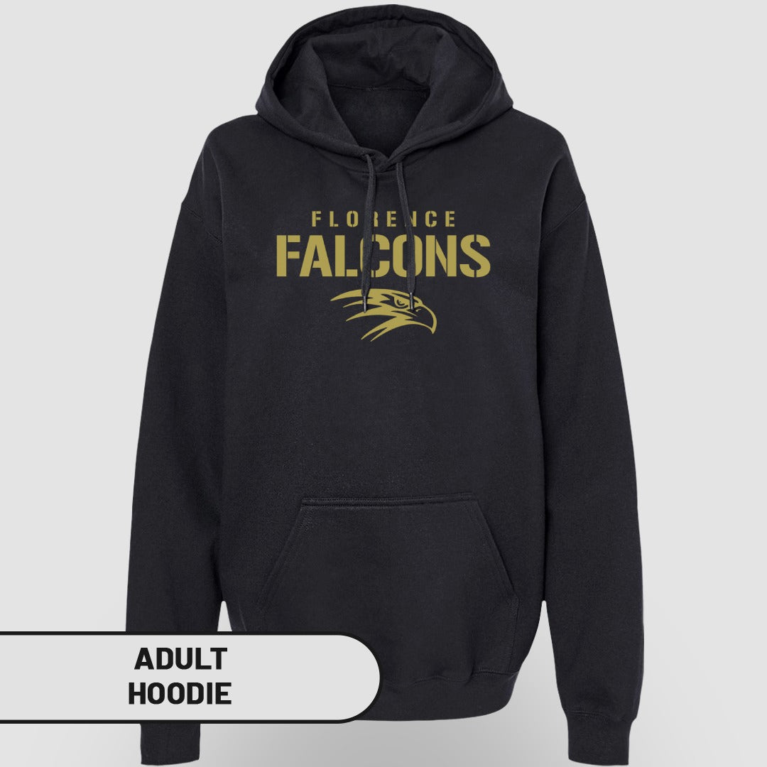 Florence Falcons Adult Hoodie Clothing