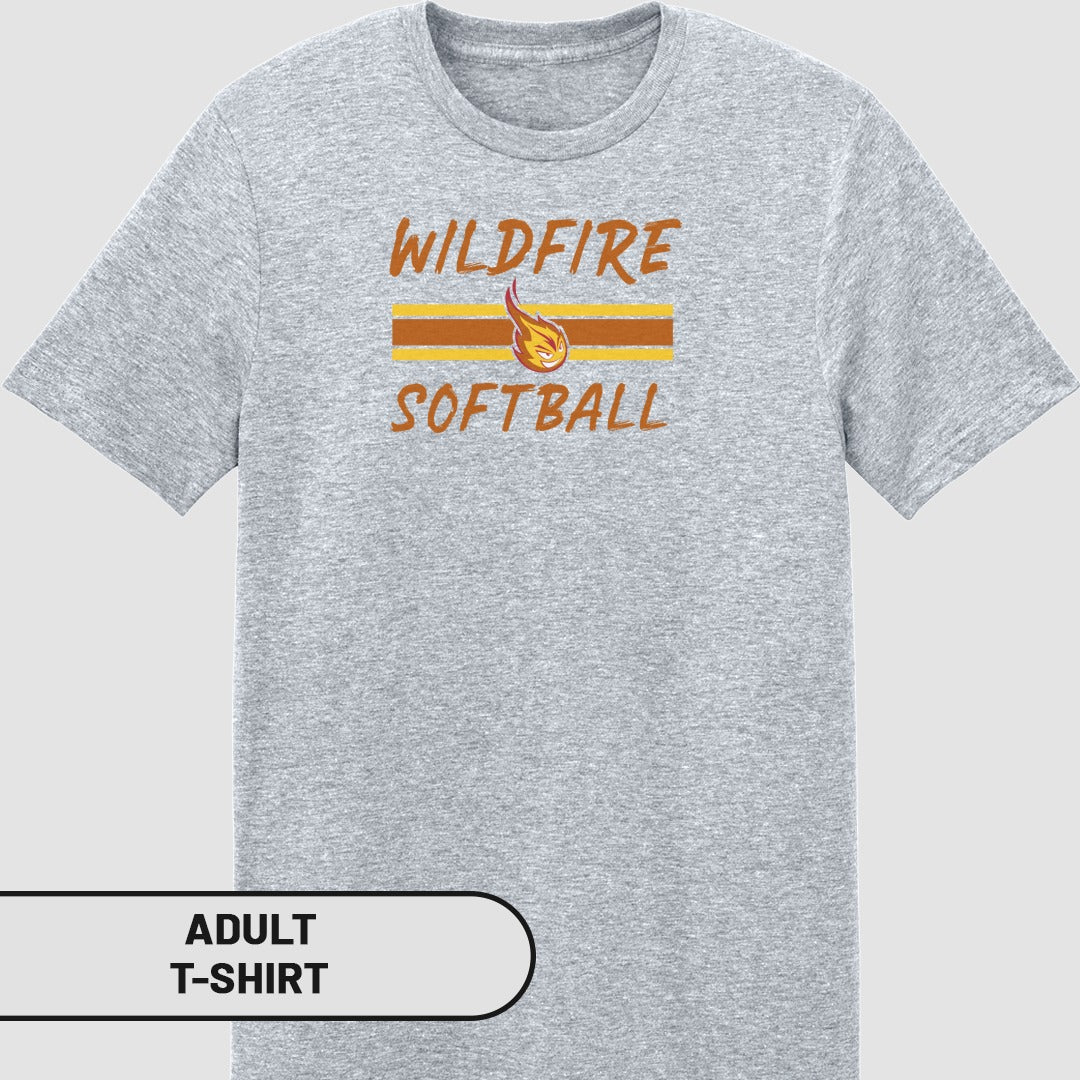 Wildfire Softball Graphic Adult T-Shirt Product