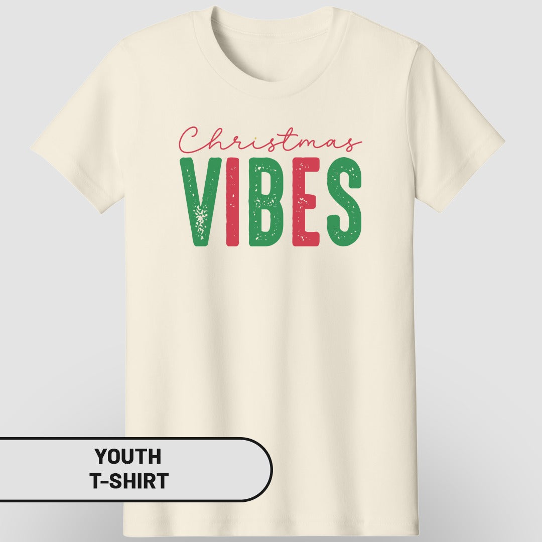 Christmas Vibes Youth T-Shirt