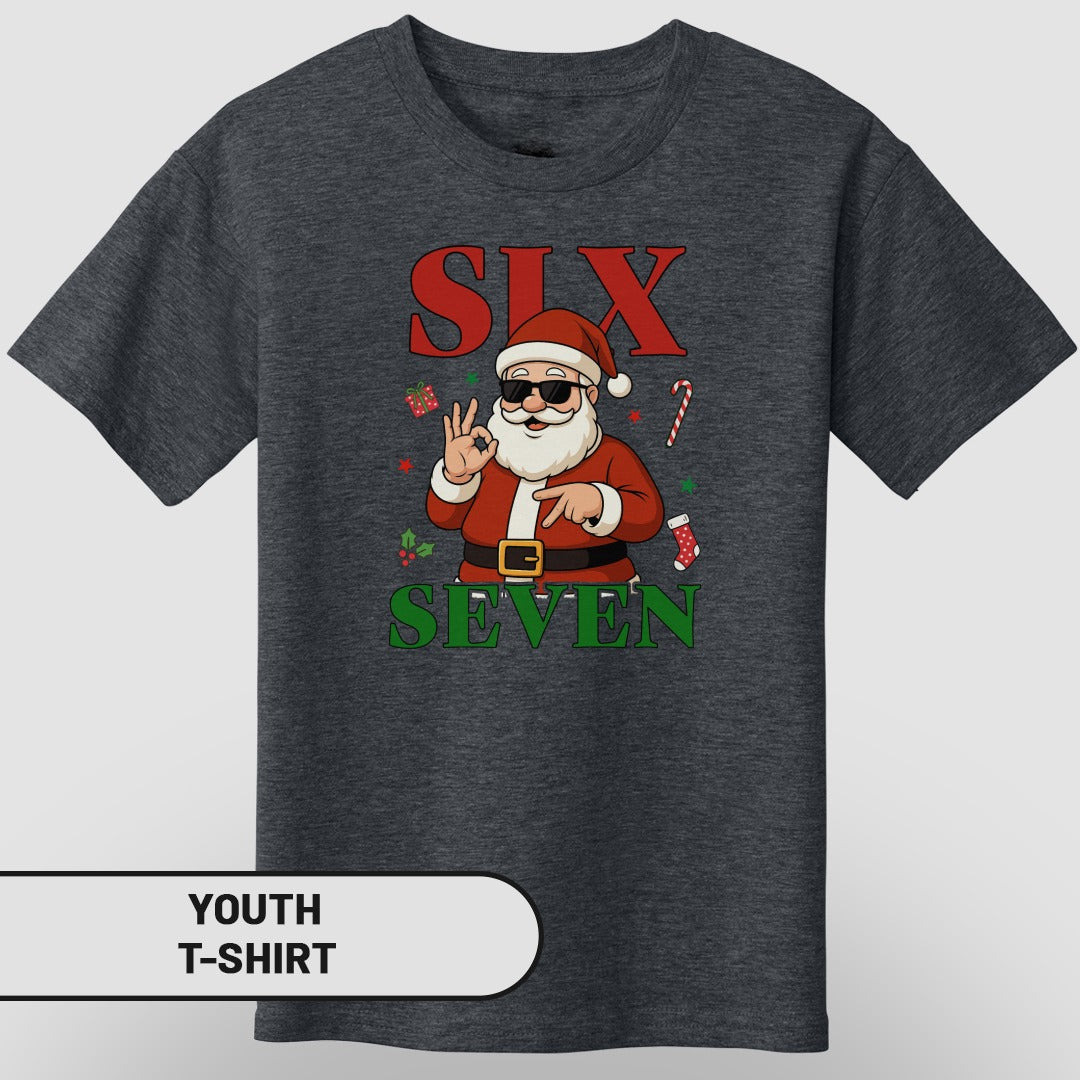 SLX SEVEN Peace Sign Santa Youth T-shirt