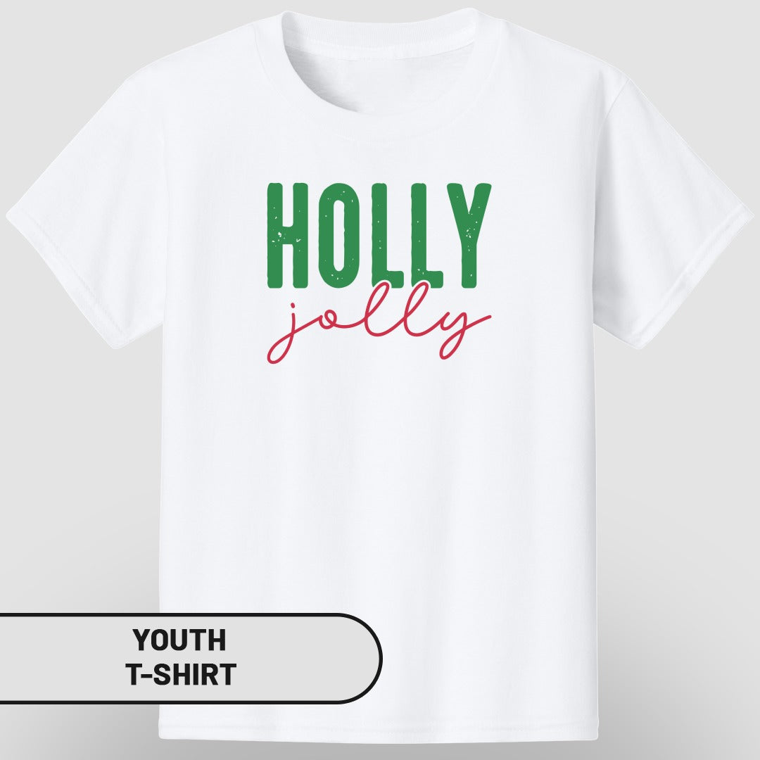 Holly Jolly Christmas Youth T-Shirt