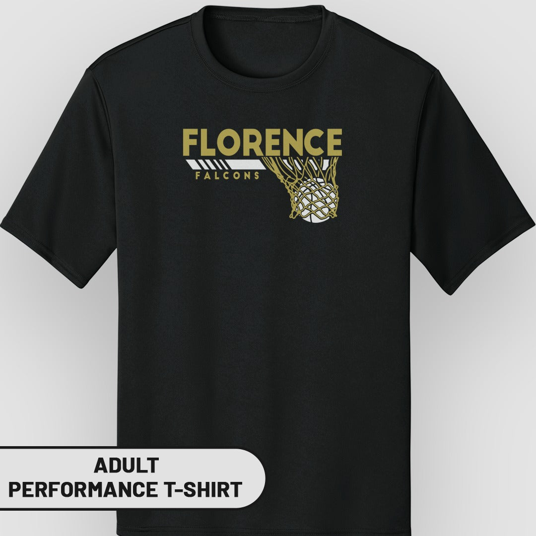 Florence Falcons Adult Performance T-Shirt