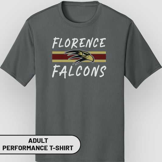 Florence Falcons Adult Performance T-shirt