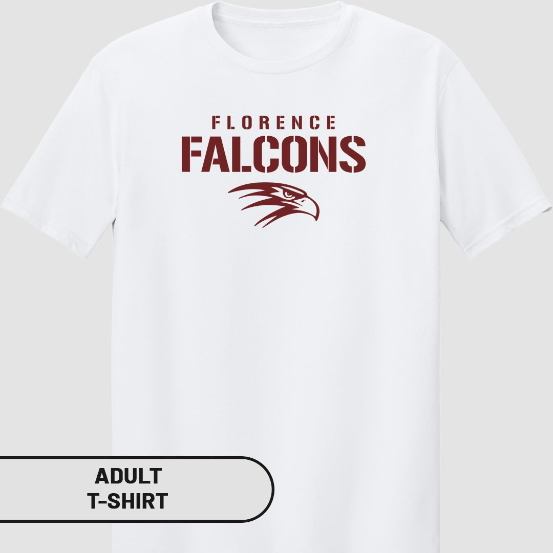 Florence Falcons Adult T-Shirt
