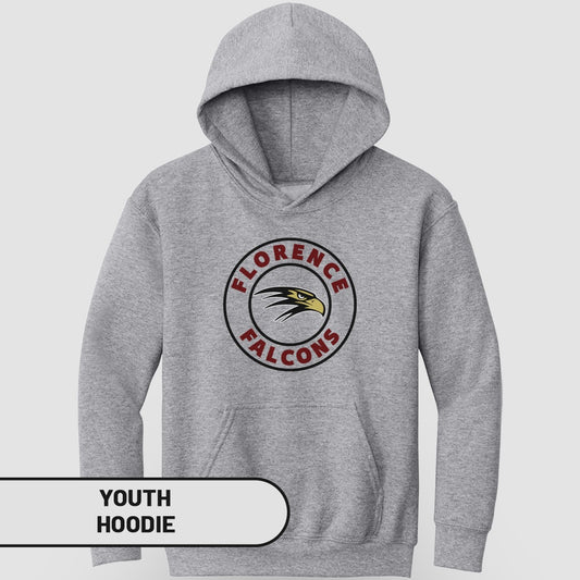 Florence Falcons Branded Youth Hoodie