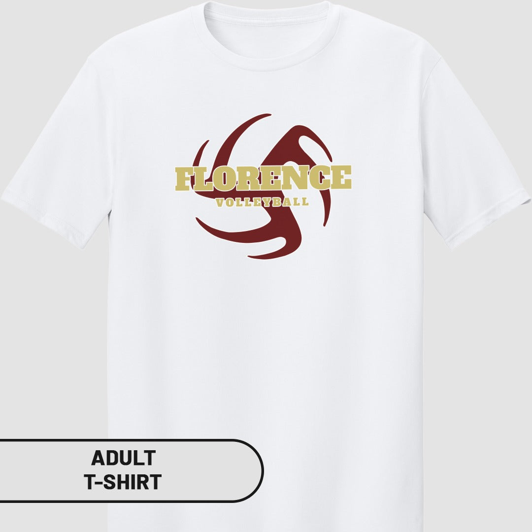 Florence Volleyball Adult T-Shirt product