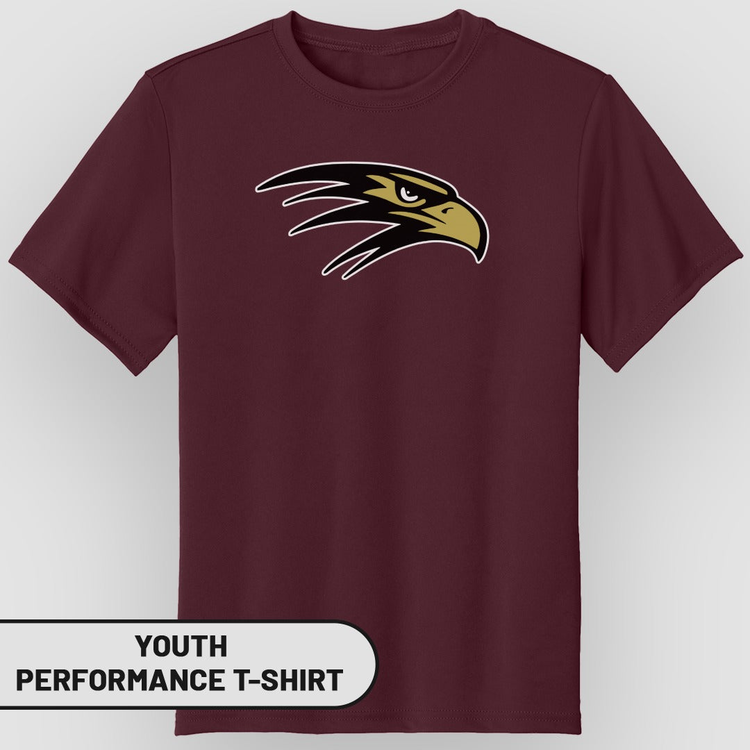 Youth Performance T-Shirt with Bold Graphic Design