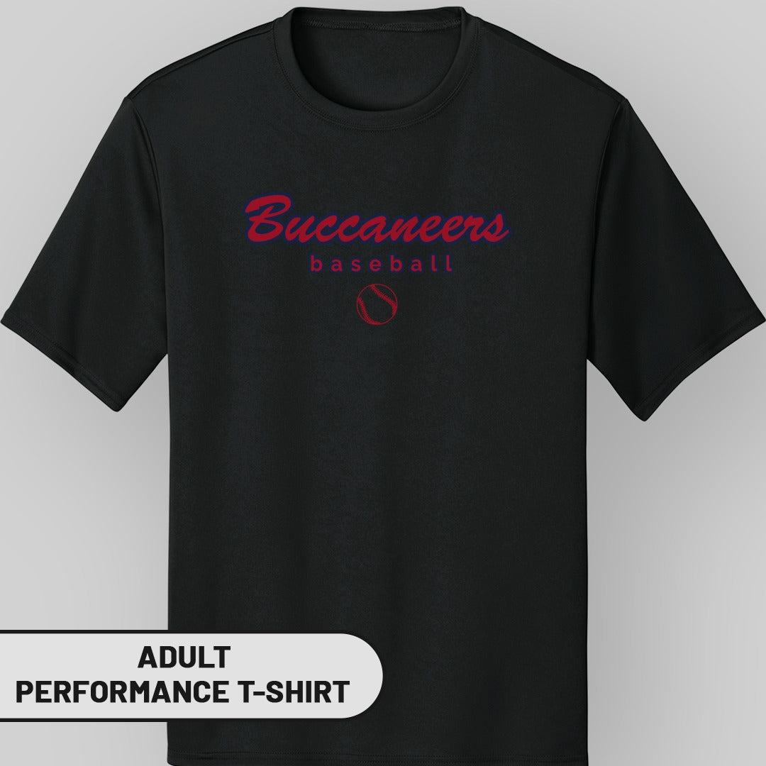 Buccaneers Baseball Adult Performance T-Shirt product
