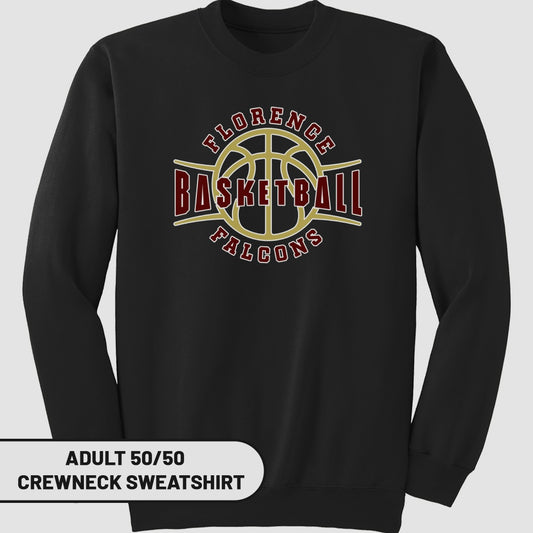 Florence Falcons Basketball Crewneck Sweatshirt