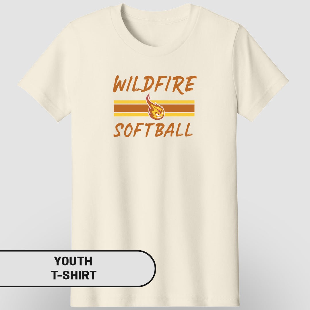 Wildfire Softball Youth T-Shirt Sporty Design Shirt