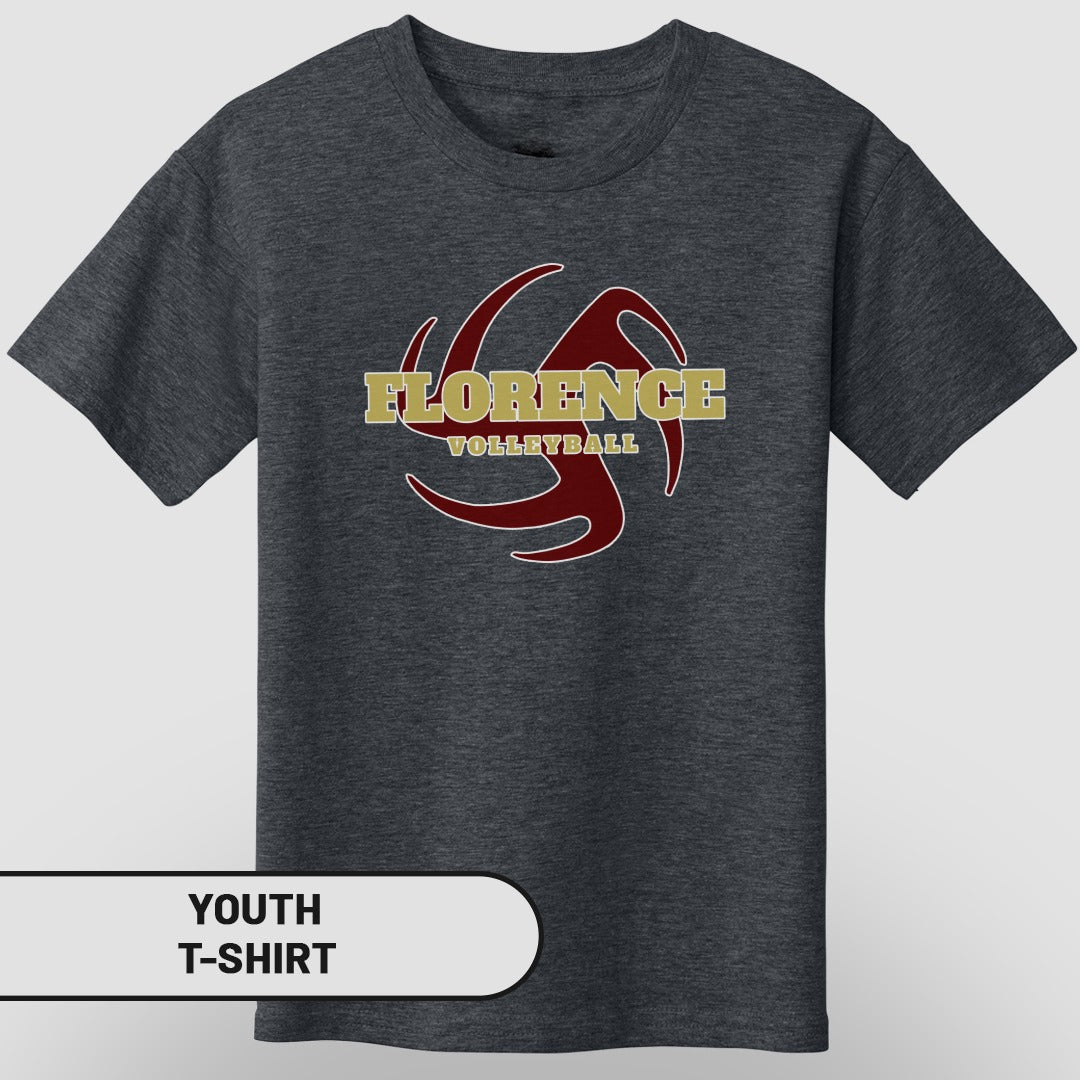 Florence Volleyball Graphic Youth T-Shirt