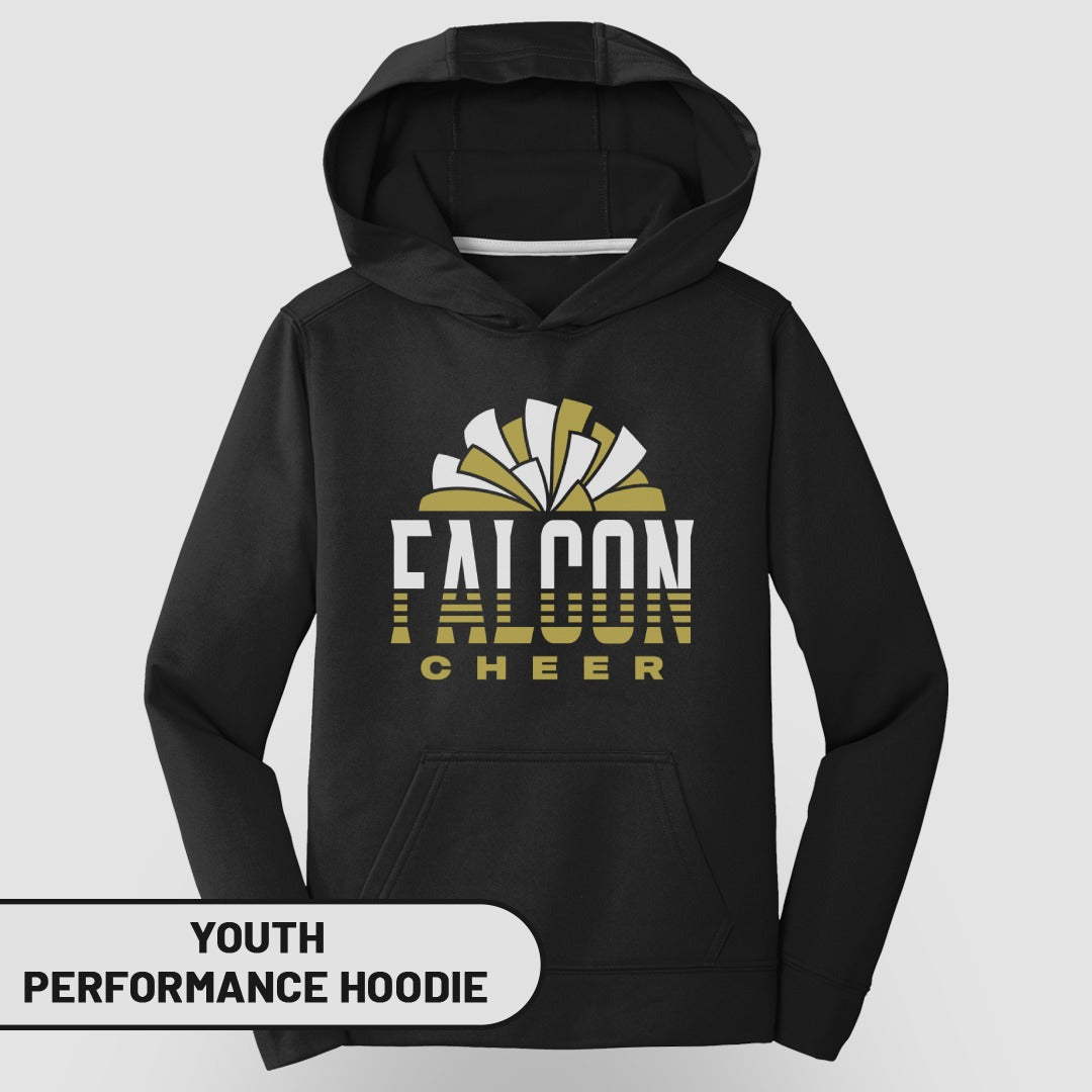 Falcon Cheer Youth Performance Hoodie