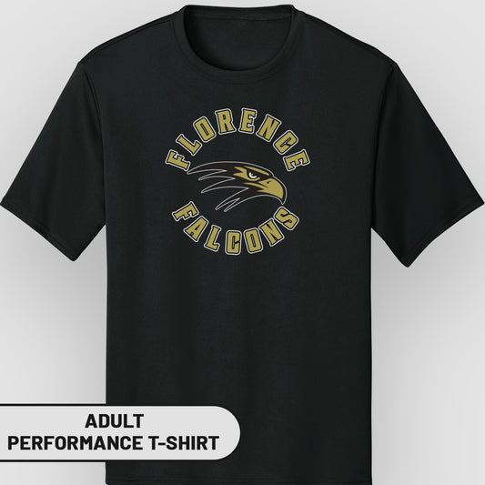 Florence Falcons Adult Performance T-Shirt