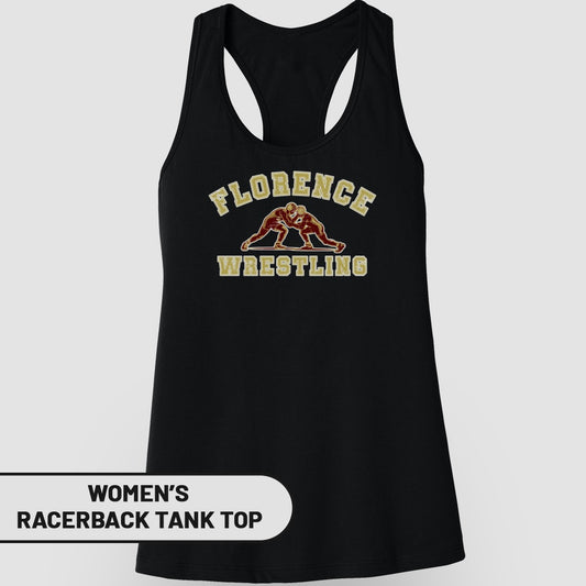Florence Wrestling Women's Racerback Tank Top